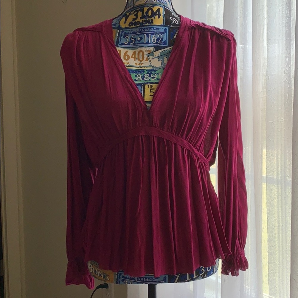 Lucky brand rayon blouse